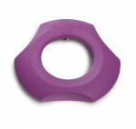 Coupe oeuf, coquetier, rond de serviette Cregg mauve