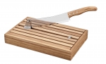 Coupe pain Deglon en bambou avec recuperateur de miettes