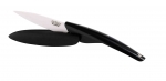 Couteau d'office fermant - lame ceramique 10  cm - blanc