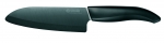 Petit Santoku SHIN lame noire manche noir 14cm