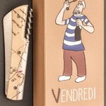 Couteau de poche fermant Vendredi manche Ile de Re