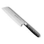 Couteau Santoku 18 cm Signature Micarta noir