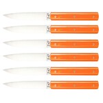 Couteaux de table Perceval 9.47 manche Orange Pumkin par 6 pieces