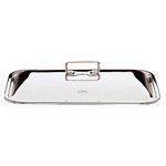 Couvercle inox rectangulaire 40 x 26  cm pour plat 154310