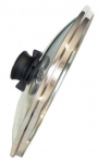 Couvercle rond en verre trempe thermique- bouchon vapeur 26 cm Swiss Diamond