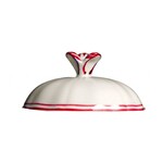 Couvercle Theiere Filet Rouge