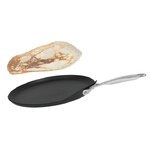 Crepiere 24 cm Castelpro fixe aluminium forge induction revetue Exceliss