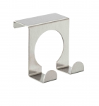 Crochet porte torchon double en inox