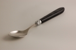 Cuillere a dessert Diana nacre noir