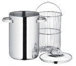Cuit asperges en inox K&uuml;chenprofi o 16cm avec panier d'egouttage et couvercle en