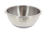 Bassine 1/2 spherique o 20 cm en inox avec fond anti derapant en silicone