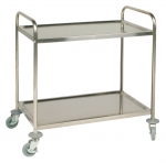 Desserte acier chrome