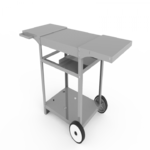 Desserte inox pour plancha 60 cm