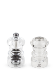 Duo Moulin a poivre et saliere Nancy Duo transparent 9 cm