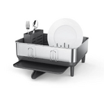 Egouttoir a vaisselle compact a cadre acier