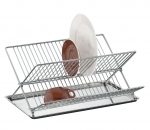 Egouttoir a vaisselle Küchenprofi + plateau chrome 45 x 26,5 x 20 cm