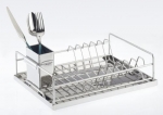 Egouttoir vaisselle 6 couverts inox  33cm x 24,5 cm