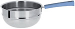 Bain-Marie 20 cm Poignee Bleu Lavande Inox Mutine Fixe