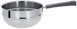 Bain-Marie 20 cm Poignee Grise Inox Mutine Fixe