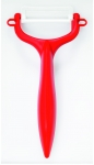 Eplucheur rasoir lame rouge 14,5cm