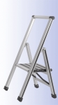 Escabeau pliable en aluminium 1 marche