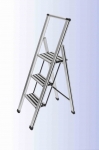 Escabeau pliable en aluminium 3 marches