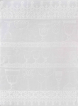Torchon Essuie-verres Le Jacquard Francais 60x80 Cristal Blanc 100% lin