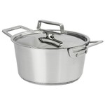 Faitout 16 cm Cristel 1826 + couvercle inox Castel pro