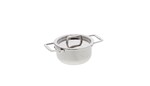 Faitout mini 9 cm 2 anses avec couvercle inox Castelpro 5 ply