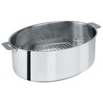 Faitout Ov 30 Cm Mutine Amov. Induction + Grille + Couvercle Verre