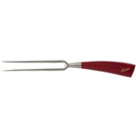 Fourchette a Viande Elegance Rouge 18 Cm