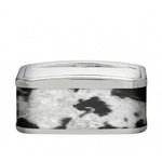 Glacebox rectangulaire cow bague chromee