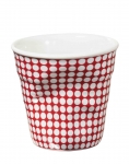 Gobelet froisse 8 cl pois rouge