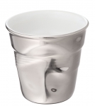 Gobelet froisse 8cl argent veritable