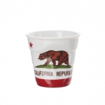 Gobelet froisse Espresso 8 cl drapeau Californie