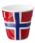 Gobelet froisse Espresso 8 cl drapeau Norvege