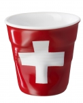 Gobelet froisse Espresso 8 cl drapeau Suisse