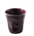 Gobelet froisse Espresso Revol 8 cl aubergine