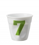 Gobelet froisse Espresso Revol 8 cl chiffre 7