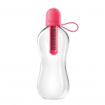 Gourde filtrante Carry Cap Rose Fluo 0,55 l