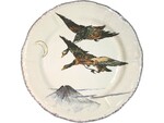 Assiette Plate 26.3 cm Canard En Vol GRANDS OISEAUX