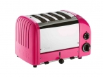 Grille Pain Dualit Classic 2 200W 4 fentes - Rose bonbon