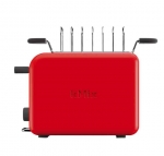 Grille-pain kMix 2 fent.-2 tranch. Rouge vermillon
