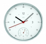Horloge murale & thermometre 25 cm
