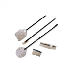 Kit Four bois : Set de 2 pelles, 1 balai, decoupe pizza, decoupe pate