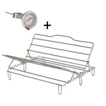 kit rack et thermometre pour plat a four de 35 cm