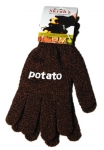 La paire de gants a pomme de terre