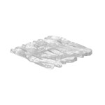 Lot 4 Dessous De Verre Plateau Acrylique Givre (Carres)