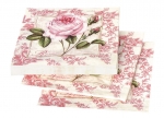 Lot de 20 serviettes en papier roses