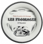 Coffret de 4 Assiettes Grand Modele Assorties Les Fromages